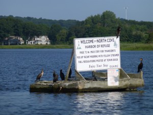 North Cove Refuge Sign